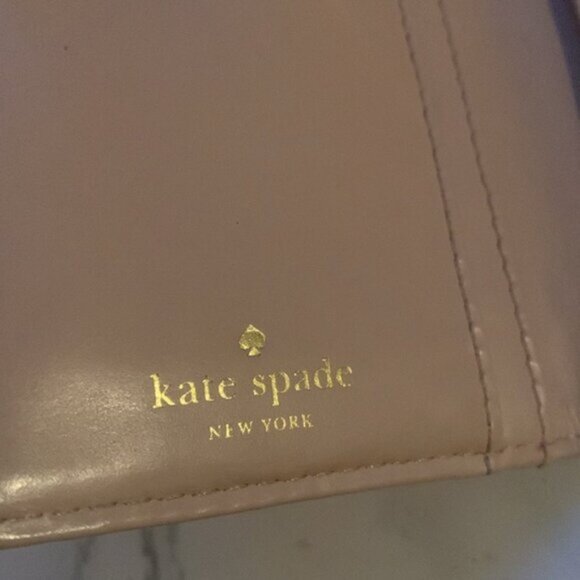 Kate Spade camel 🐪 pink wallet. Great condition. - Picture 4 of 7